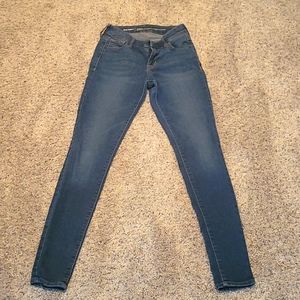 Old Navy Blue Super Skinny Jeans. Size: 0 Regular